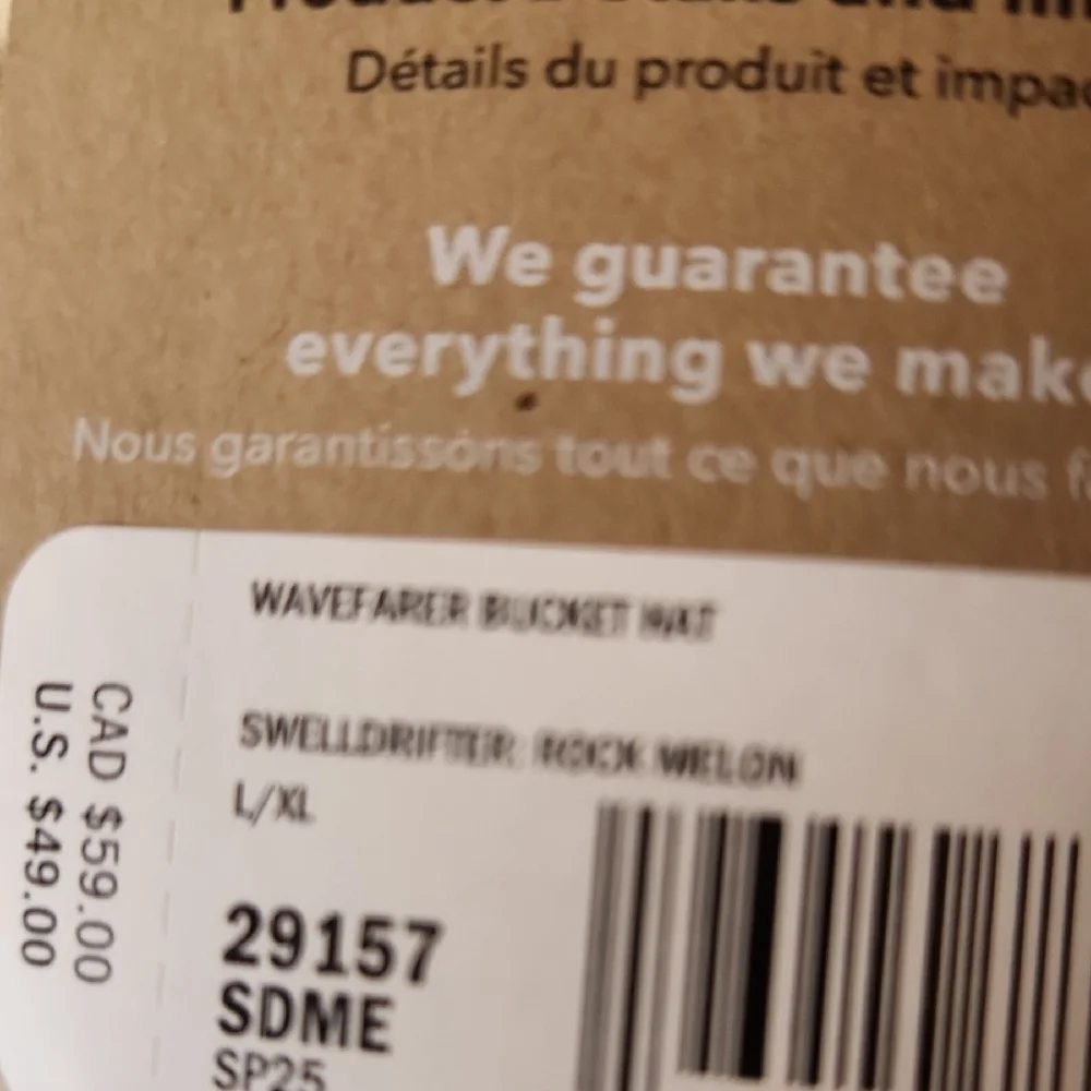 Patagonia Dark Green Waist Bag and Multicolor Bucket Hat Nwt - Picture 6 of 9